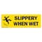 Signmission Slippery When Wet 18in Non-Slip Floor Marker, 16" x 16", FD-R-16-99825 FD-R-16-99825 - alternate 1